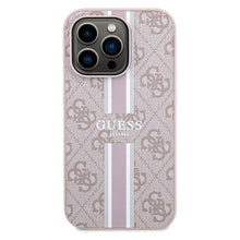 Guess iPhone 14 Pro - Printed stripe Rose