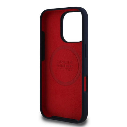 Red Bull iPhone 16 Pro Max - Silicone Blue Navy - Red Ring MagSafe